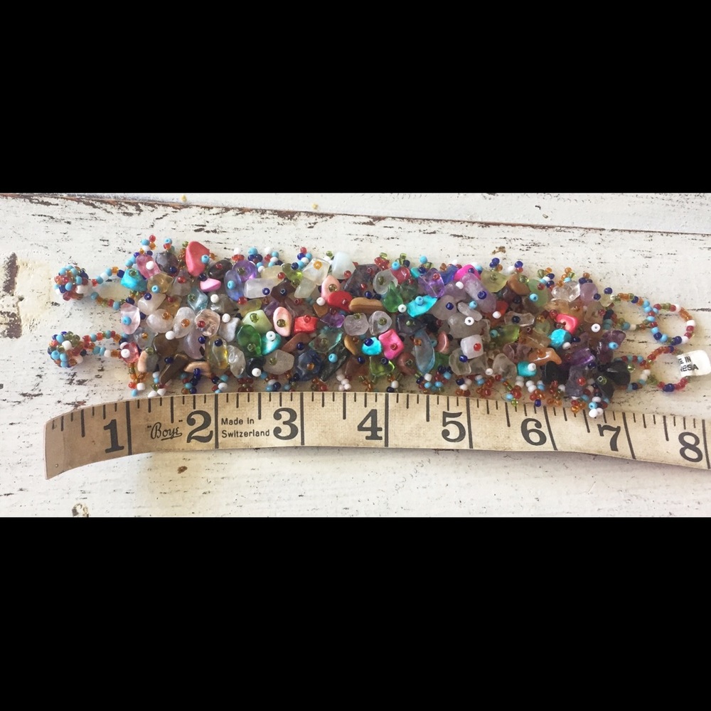 Handcrafted Beaded Bracelet, Hippie/Bohemian
